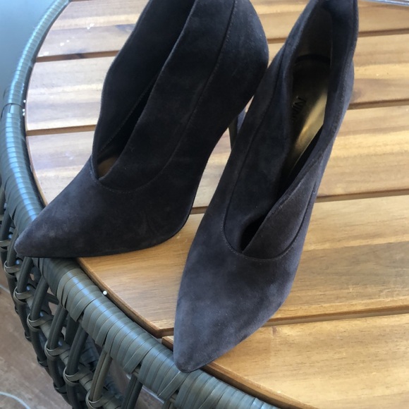 Nine West ❤️ dark brown heels CASTILLIMA size 6 - Picture 5 of 5